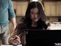 I heard Milf Slimthick Vic banging my roommate Seth Gamble, and Asian teen Lulu Chu joined in!