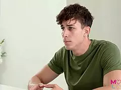 Stepmom secretly works as a cam girl