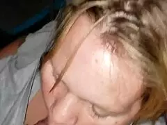 big titty milf strips outdoors and jerks off