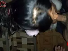 Sexy Charapita Sucking And Fucking On The Stairs