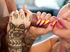 British Babe Throatpies Muscular Cock