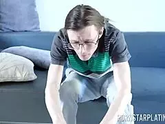 Violet Myers, Brunette Whore, Takes on Technician Conor Coxxx’s Huge Cock in Wild Scene.