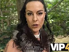 texas patti, hot mature brunette, turns men on in public