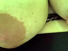 caught my slut stepmom flashing big milky tits in the shower today.