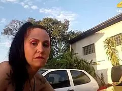 outdoor blowjob on gaucho’s huge cock in the wild