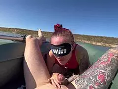 Caught Mature Woman Bent Over Deep Throating Monster Cock