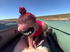 Caught Mature Woman Bent Over Deep Throating Monster Cock