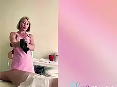 Russian Blonde Nurse Makes Him Cum Hard