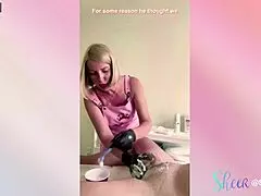 Russian Blonde Nurse Makes Him Cum Hard