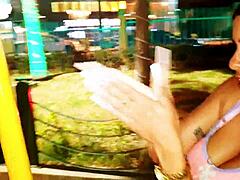 Openbaar park hookup wordt wilde grote tieten neuken met vreemde.