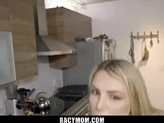 Stepmom succumbs to temptation and fulfills stepson's dreams