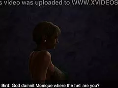 Intense orgasm at the club