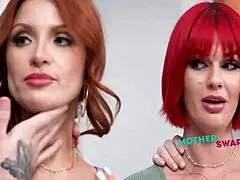 Valentines vixens swap step mothers and use potion on their step sons.