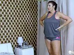 milf lulu lush steamy striptease and playtime - oldnanny