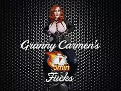 Granny Leia and Darth Tochter dive into dark side licking and pounding for cum.