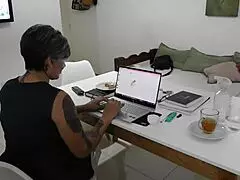 she pulls it out of my ass just to finish down my throat