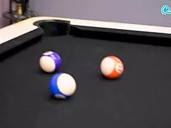 Two Horny Hot Milf Lesbians Go Wild On Pool Table