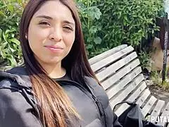 ペルーの18歳デカ乳ミチがトルベに捕まってチンポを吸う