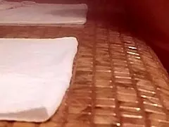 hard fuck in the sauna with steamy latina wife