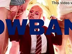 British teen teases stranger's cock eagerly?