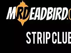 Strip club madness with clothes ripped in lesbian action!