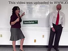 i feel so helpless as my mother-in-law, this mature milf, dances with a dildo in her asshole, controlled remotely in this bdsm fantasy humiliation