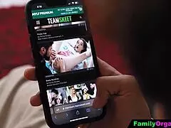 Pervert Step Mommy Dumps Husband On Couch For Naughty Fun.