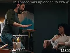 Watch the naughty Latina MILF seduce the big-cocked director.