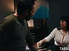 Watch the naughty Latina MILF seduce the big-cocked director.