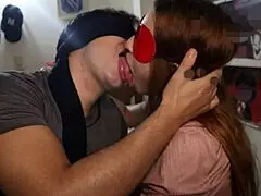 her tongue kisses are so wet and deep, she loves the saliva