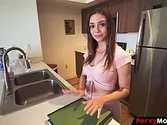 bad student passionately breeds his private cuban teacher with rough intensity