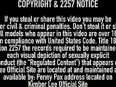 Kimber Lee cranks up the machine. She’s getting her mouth ready for wild action!