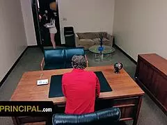 Corrupt Vice Principal Caught Embezzling School Funds, Now Her Big Ass And Pussy Are On The Line For Submissive Riding!