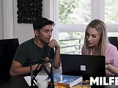 Hot milf teacher and student fulfills their forbidden fantasy