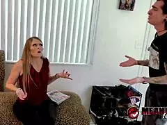 Stepmom kitty quinn disciplines her stepson with spanking