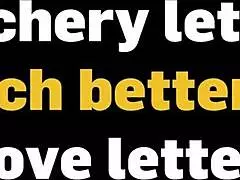 is lechery letter hotter than love for this russian brunette?