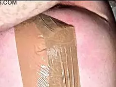 He watched her take a hairy anal creampie in close-up fetish play. It was intense with the small 18+ teen in a cage.