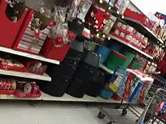 Hidden Cam: Is This Mom Shopping or Teasing Us?