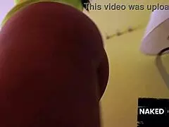 Beautiful Milf Personal Trainer Teases in Doggy Style, Gets Cum on Ass.