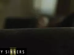 Busty milf fingers her wet pussy, 'when will my daughter's husband fuck me?'