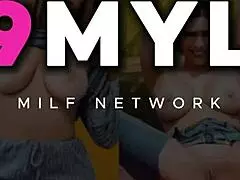 Good milf cop and bad milf cop engage in titty fuck and licking sex