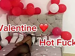 Valentine Came Early As Bbc Hubby Fucks Ebony In The Apartment