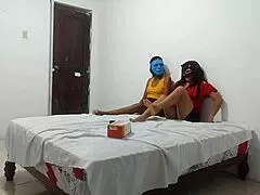 my girlfriend brought her best friend to learn blowjobs