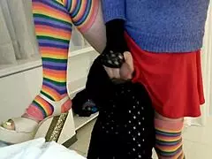 Cleaning Girl Latina Brunette Craves Big Cock for Her Big Ass Growth.