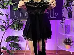 Nylon Club: Putting On Fishnet Tights While Dancing And Spanking?