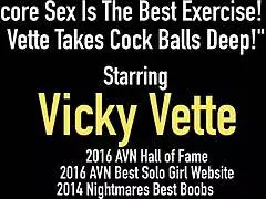 Vicky Vette Takes Cock Deep