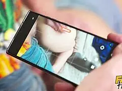 He says, 'Go in there and fuck that student, my thick juicy milf wife.' Watch her bent over in doggystyle.