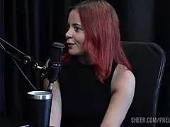 bruna ferrari dominates bia hot in bdsm humiliation on sheer red lingerie podcast