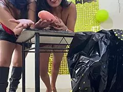 New Years Eve Orgy With 3 Women and 1 Man