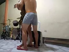 Busty Stepmother Seduces Athletic Stepson